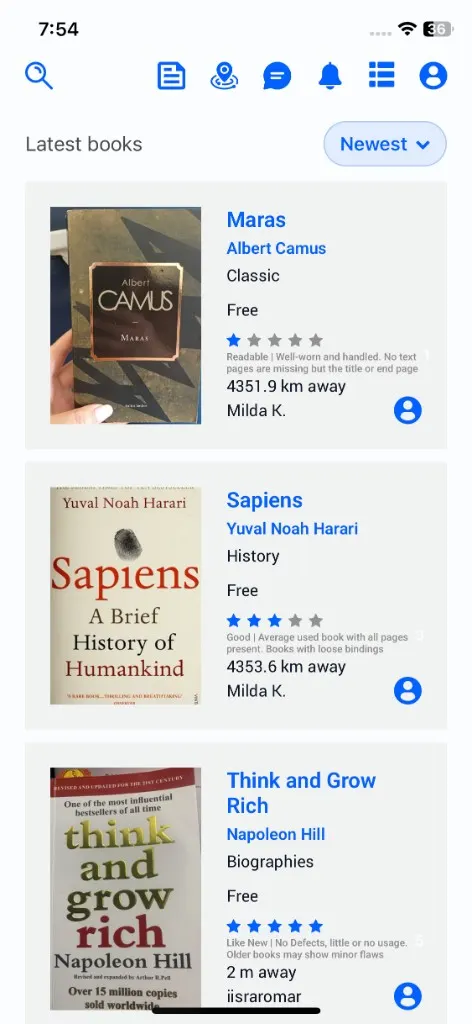 LetsRead latest books feed