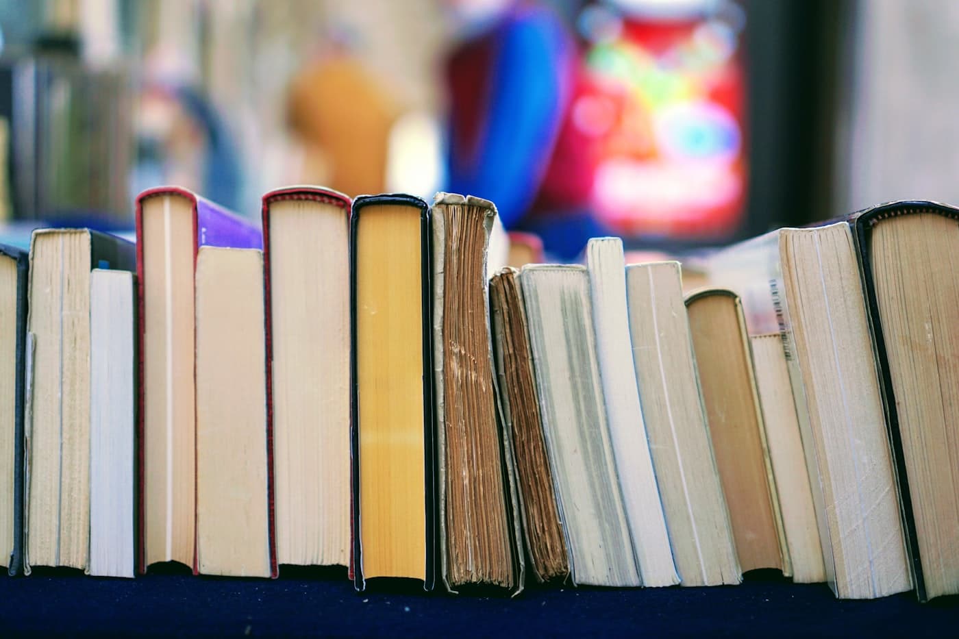 Hands holding an open book